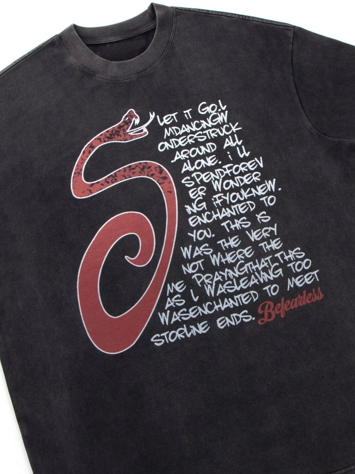 Men's Letter Round Neck Short Sleeve T-Shirt New Era Fashion LLc