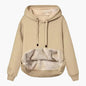 Autumn And Winter Warm Lamb Fleece Pocket Hooded Sports Sweatshirt Jacket For Women See size chart under “more details” The Fashion Celestial