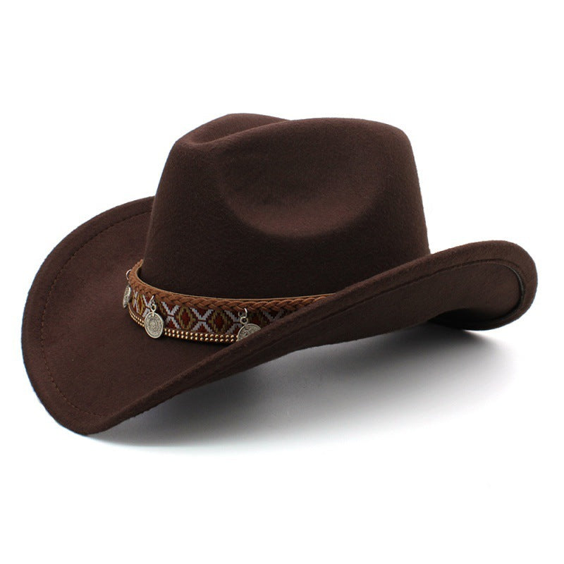 Western Charm Woolen Cowgirl Hat Country in My Heart
