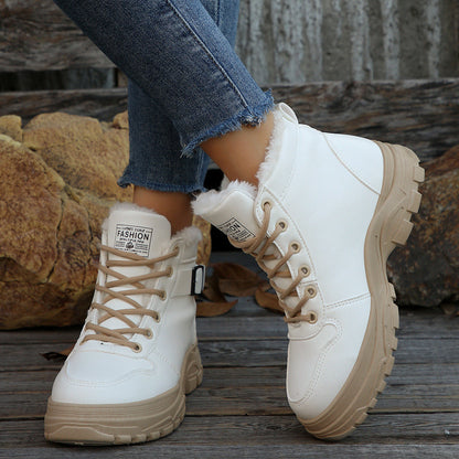 Women’s Mid-Calf Fleece-Lined Winter Boots FitiqueFit