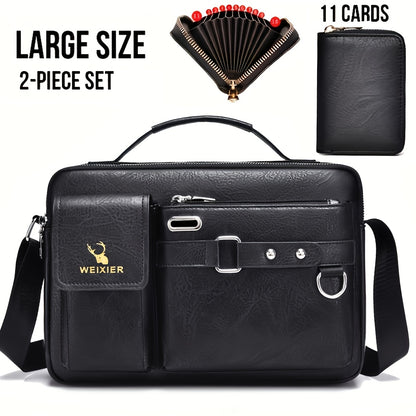 Men's Single-Shoulder Bag, Crossbody Bag, Business Messenger Bag, Shoulder Bag, Handbag, Casual Bag for Men NovaCart