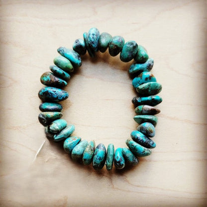 Chunky Natural Turquoise Bracelet Shop Style & More | Fresh Looks, Everyday Deals & Free Shipping