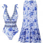 Ethnic Style One-piece Swimsuit For Women Beach Suit FitiqueFit