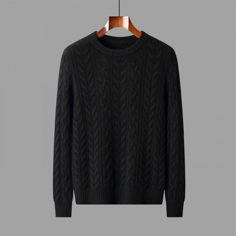 New Men's Round Neck Loose Sweater Grayceful LLC