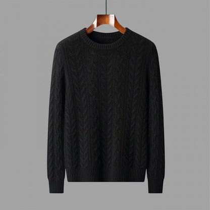 New Men's Round Neck Loose Sweater Grayceful LLC