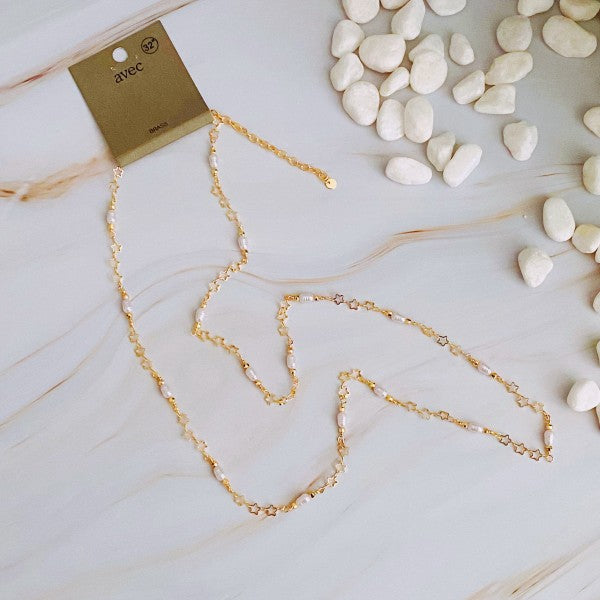 Mini Pearl Mini Star Long Chain Necklace Shop Style & More | Fresh Looks, Everyday Deals & Free Shipping