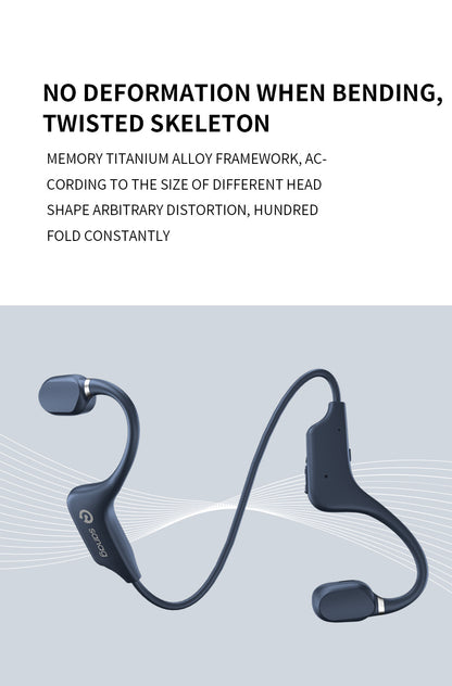 Sanag A5X Bone Conduction Headphones for Cycling, Sports, Fitness, and Workouts, 3D Stereo Headphones NovaCart