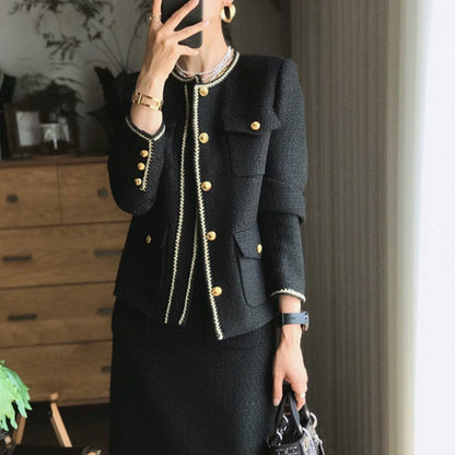 Tweed Skirt Suit Grayceful LLC