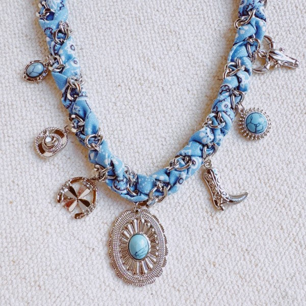 Wild West Desert Charm Scarf Necklace Shop Style & More | Fresh Looks, Everyday Deals & Free Shipping