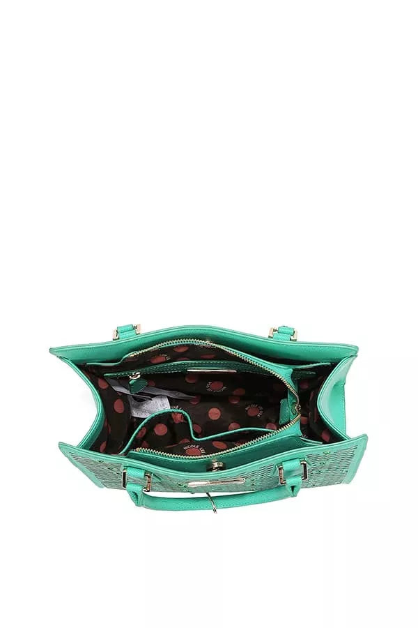 Nicole Lee USA Structured Tote Bag West2East Surf