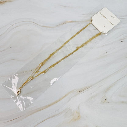 Bezel Crystals Layered Chain Necklace Shop Style & More | Fresh Looks, Everyday Deals & Free Shipping