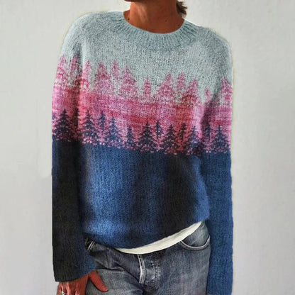 Women’s Fashionable Pullover Sweater Top | Cozy Everyday Knit FitiqueFit