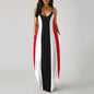 Casual Print Plus Size Sling Long Dress Grayceful LLC