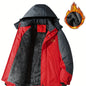Men'S Outdoor Storm Jacket | Warm, Breathable, Thick Pile, Stand Collar, Regular Fit, Blue Color, Casual Style, Zipper Detail, Suitable for Spring, Autumn, Winter NovaCart