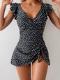Women's Floral Print One-Piece Swimsuit FitiqueFit