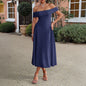 Elegant Tube Top Off-shoulder Dress Dress Grayceful LLC
