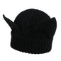 Women’s Thickened Acrylic Knitted Hat with Devil Ears | Cozy Beanie FitiqueFit