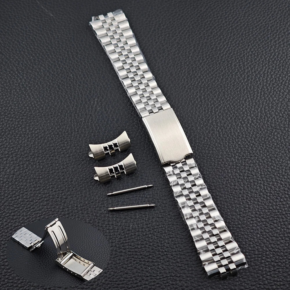39.5MM Men'S Vintage Case Sapphire Glass FIT NH35 NH36 Movement for Retro Watch Case Watch Strap Watch Accessories