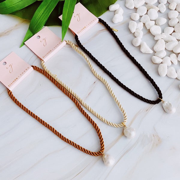 Satin Rope Baroque Pearl Necklace Shop Style & More | Fresh Looks, Everyday Deals & Free Shipping