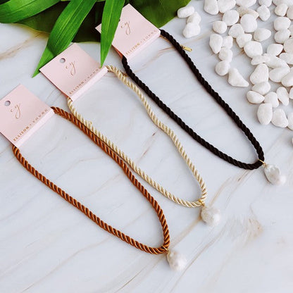 Satin Rope Baroque Pearl Necklace Shop Style & More | Fresh Looks, Everyday Deals & Free Shipping