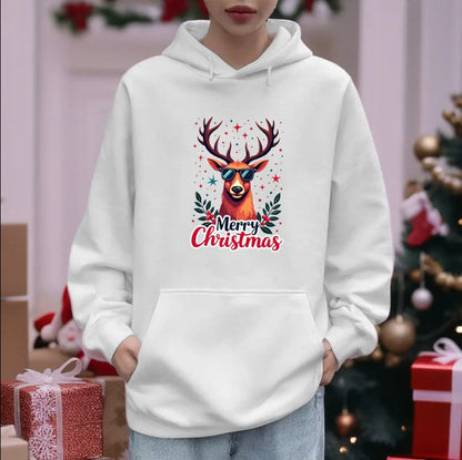 Christmas Hoodie – Unisex Holiday Print Sweatshirt FitiqueFit