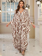 Fashion Personalized Cotton Printed Beach Dress Women Grayceful LLC