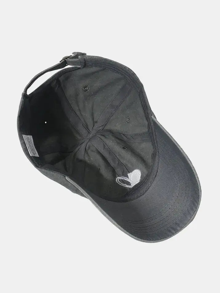Embroidered Heart Washed Cotton Baseball Cap New Era Fashion LLc