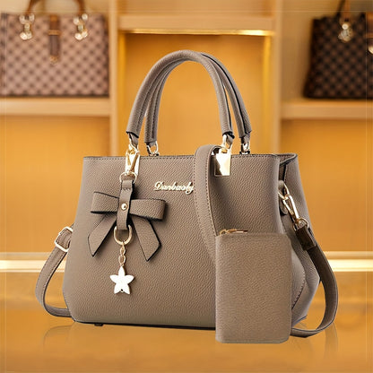 [Elegant Crossbody Handbag] Trendy Elegant Women's Crossbody Handbag | Fashionable Solid Color Design with Adjustable Strap, Zipper Closure & Coin Purse NovaCart