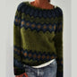Women’s Fashionable Pullover Sweater Top | Cozy Everyday Knit FitiqueFit