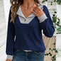 Women’s Color-Block V-Neck Pullover FitiqueFit