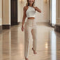 Women's High-Waisted Straight Leg Pants FitiqueFit