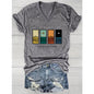 Geometric Mountain & Starry Night Graphic Tee FitiqueFit