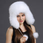 Women’s Korean Fox Fur Lei Feng Hat – Warm Winter Ear Protection Hat FitiqueFit