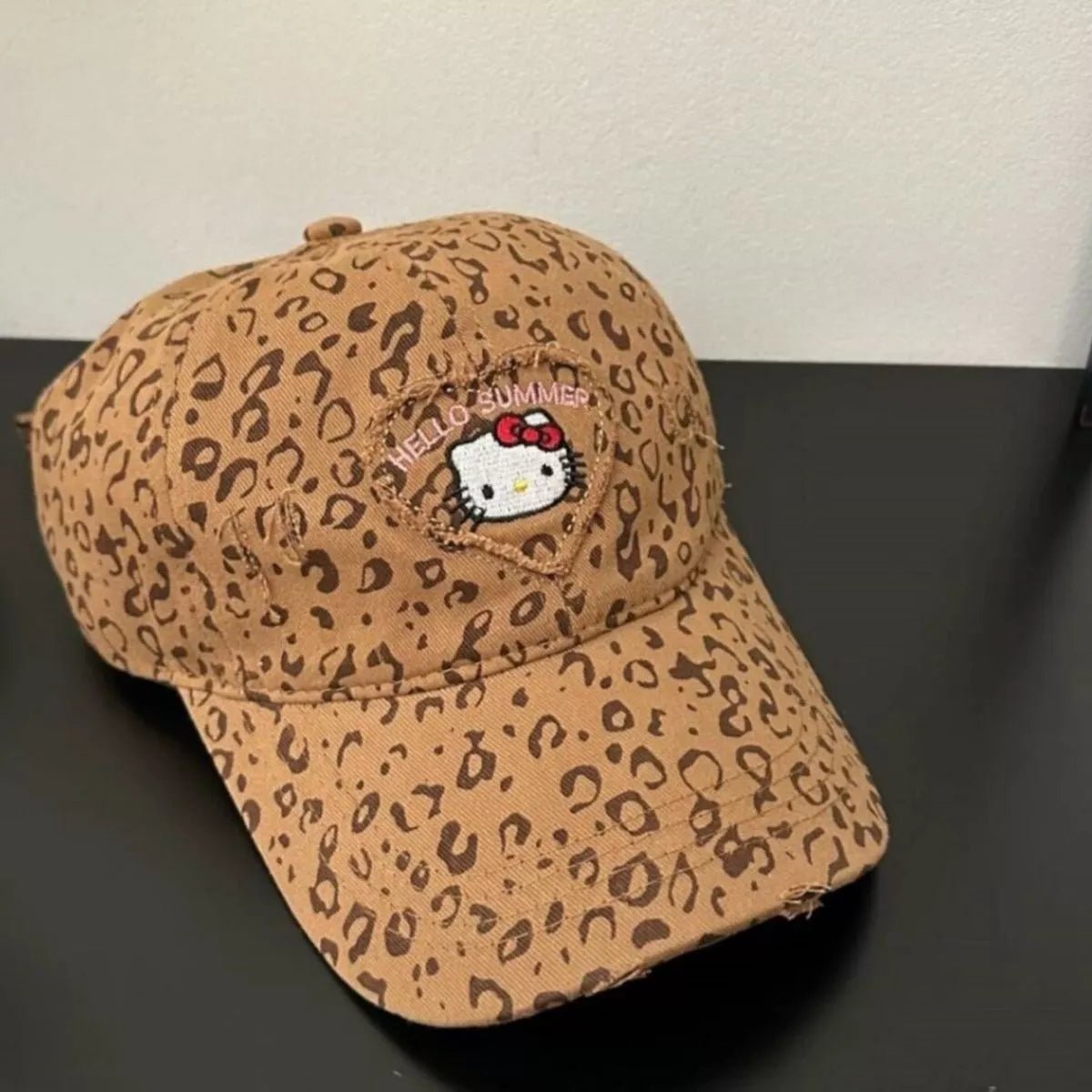 Embroidered Leopard Print Baseball Cap New Era Fashion LLc