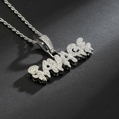 Men's Punk Classic Luxury with Synthetic Cubic Zirconiaia Pendant Hip Hop Gothic Cool Men's Necklace Fashion Jewelry Accessories Gift Jewelry NovaCart