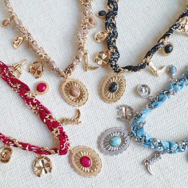 Wild West Desert Charm Scarf Necklace Shop Style & More | Fresh Looks, Everyday Deals & Free Shipping