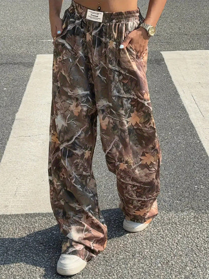 Women's Y2K Camouflage Cargo Pants FitiqueFit