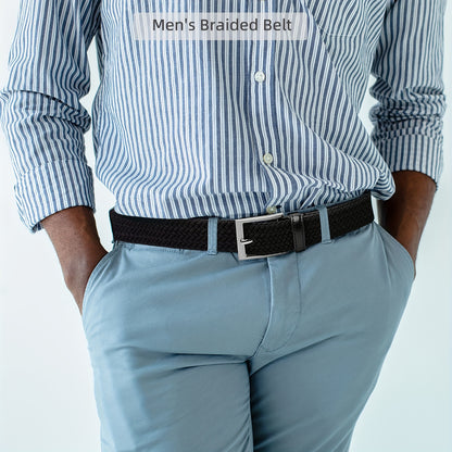 Woven Stretch Belts Made of Braided Elastic for Men And Women, Suitable for Casual Pants, Jeans, And Golf Shirts NovaCart