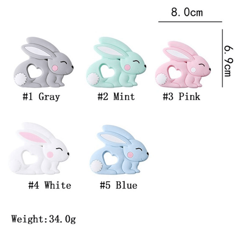 New Sets Baby Silicone Teether Rodent Silicone Animal Fox Teeth Chew Children Goods Stevvex