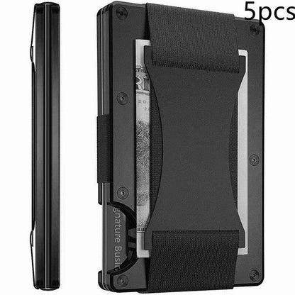 Carbon Fiber Wallet - RFID Blocking Metal Card Holder SmartPursue™