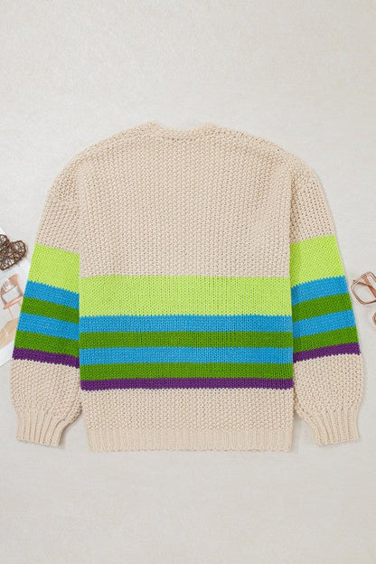 Plus Size Colorblock Crochet Open Front Cardigan Shop Style & More | Fresh Looks, Everyday Deals & Free Shipping
