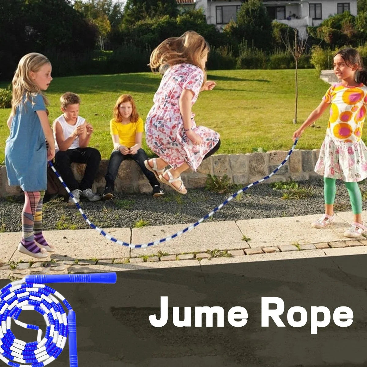 Jump Rope, 3 PCS Adjustable Length Tangle-Free Segmented Soft Beaded Skipping Rope, Fitness Jump Rope for Man Women Weight Loss 9.2 Ft