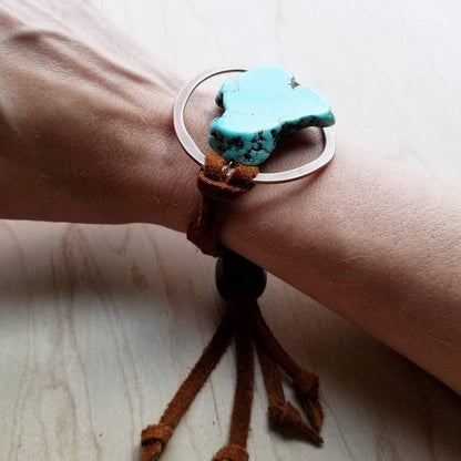 Turquoise Bracelet Stone Slab & Adjustable Ties Shop Style & More | Fresh Looks, Everyday Deals & Free Shipping