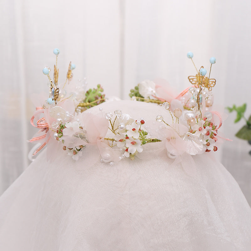 Bridal Accessories Flower Butterfly Bridal Headband Hairband Accessories Performance Headpiece NovaCart