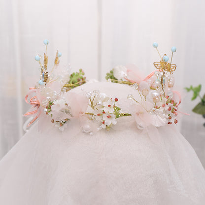 Bridal Accessories Flower Butterfly Bridal Headband Hairband Accessories Performance Headpiece NovaCart