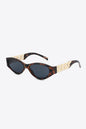 Chain Detail Temple Cat Eye Sunglasses New Era Fashion LLc