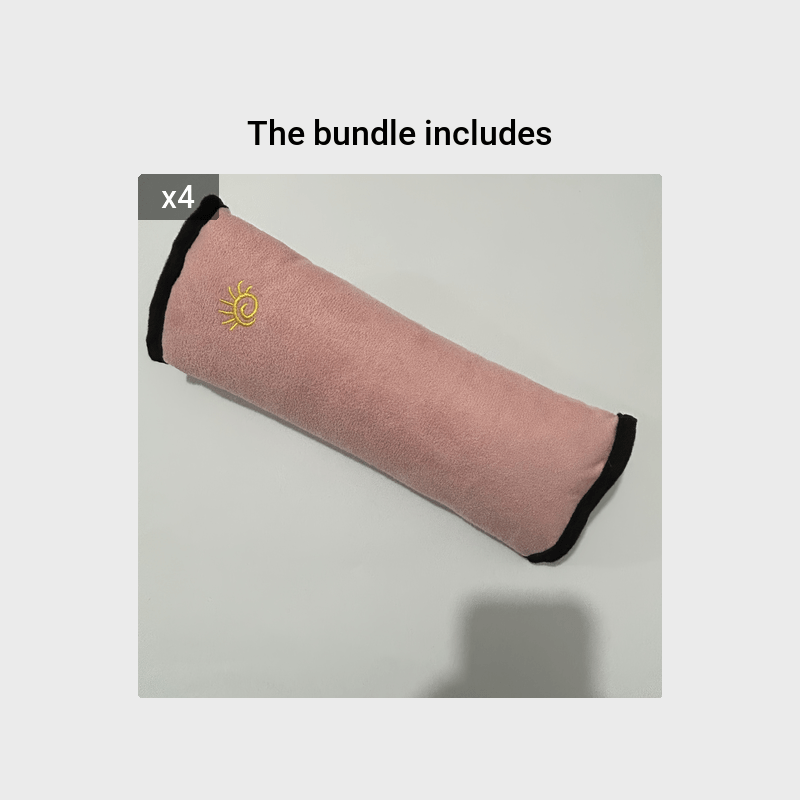 1pc Car Automotive Seat Belt Cover Shoulder Cover Seat Belt Holder Cute Lengthened And Thickened Plush Safety Belt Shoulder Cover, Car Safety Shoulder Guard, Seat Belt Adjustment Retainer, Anti-Strangle Neck Seat Belt NovaCart