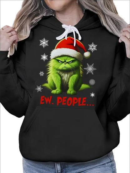 Funny Christmas Cat Hoodie FitiqueFit
