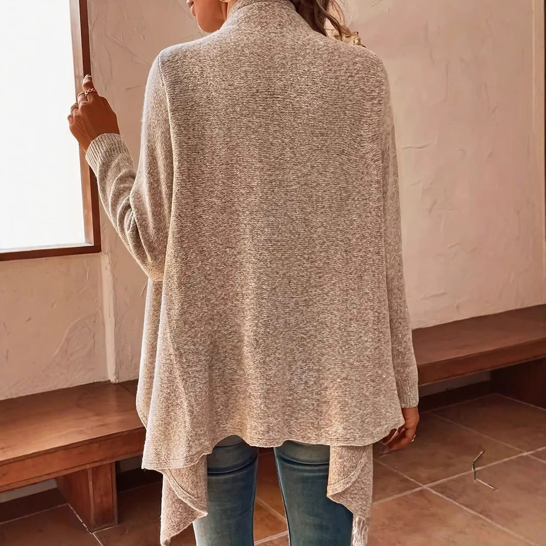 Autumn And Winter Loose Sweater Coat Plus Size Grayceful LLC