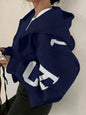Women’s Zip-Up Printed Sweatshirt – Long Sleeve Casual Jacket FitiqueFit
